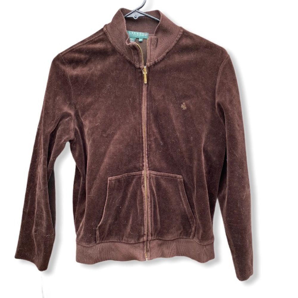Vintage Lauren Ralph Lauren Velour Jacket